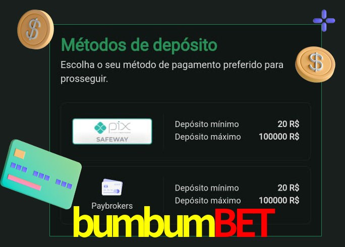 O cassino bumbumbet oferece uma grande variedade de métodos de pagamento