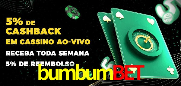 Promoções do cassino ao Vivo bumbumbet